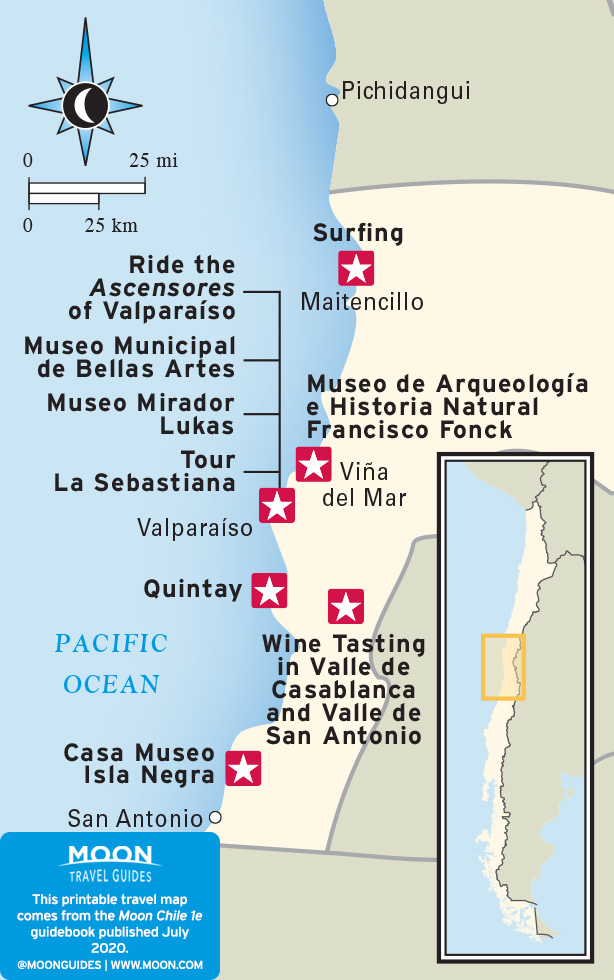 Map of Chilean Heartlands