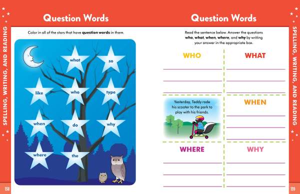 Sample Spreads for Get Ready for School First Grade Revised Edition