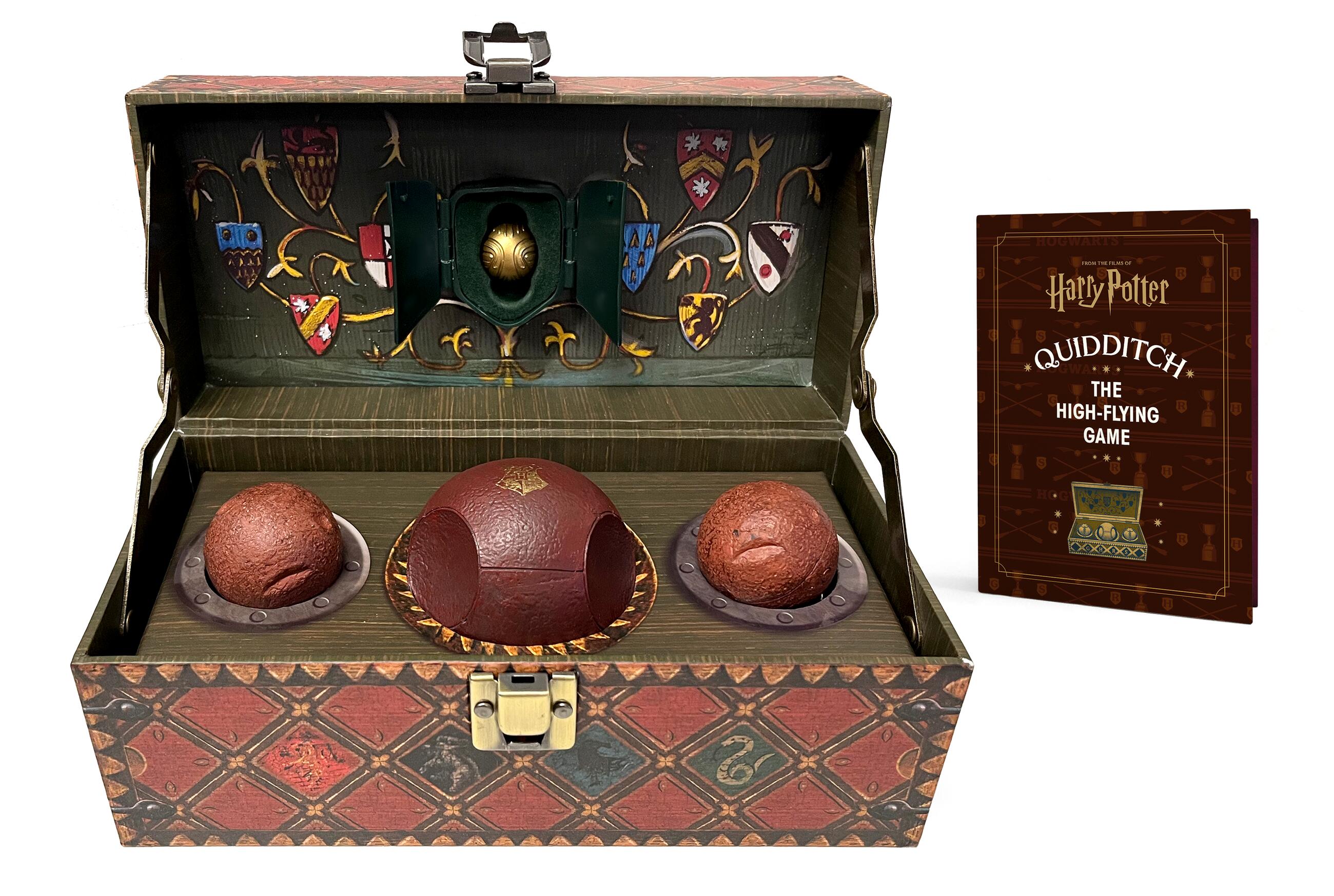 Harry Potter Collectible Quidditch Set (Includes Removeable Golden Snitch!)  by Running Press