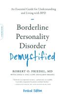 Borderline Personality Disorder Demystified, Revised Edition